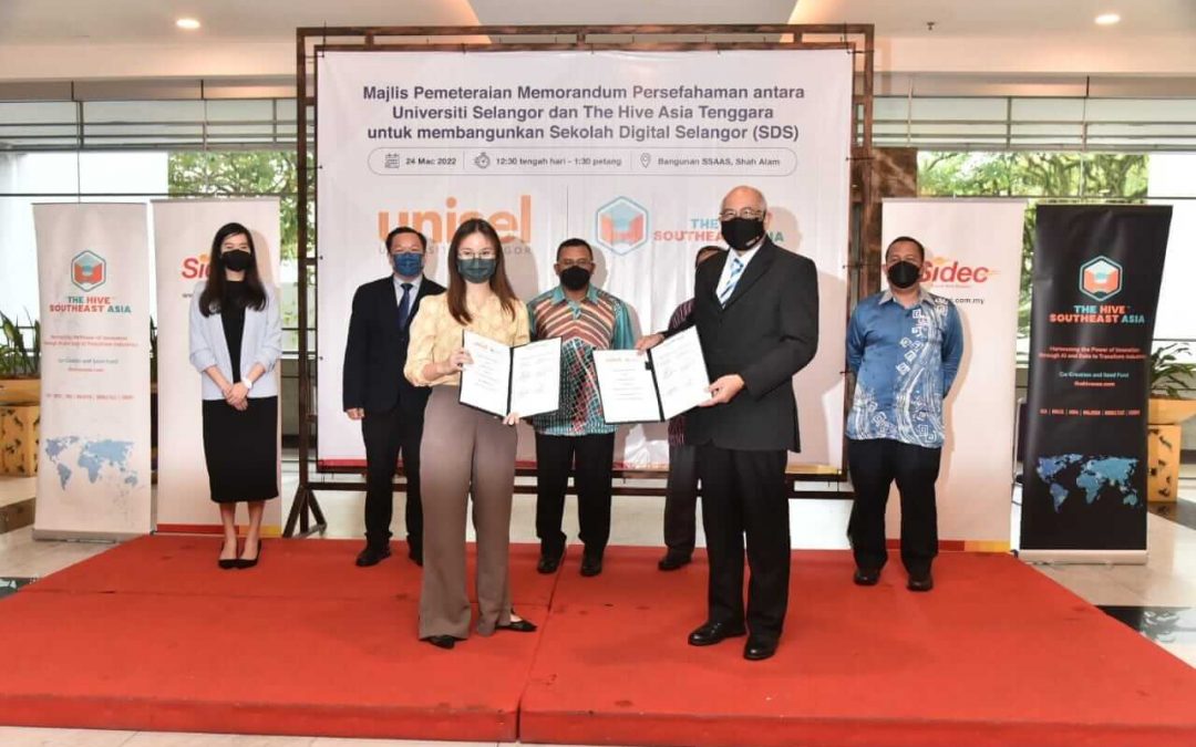 Majlis Pemeteraian Memorandum Persefahaman antara Universiti Selangor dan The Hive Asia Tenggara