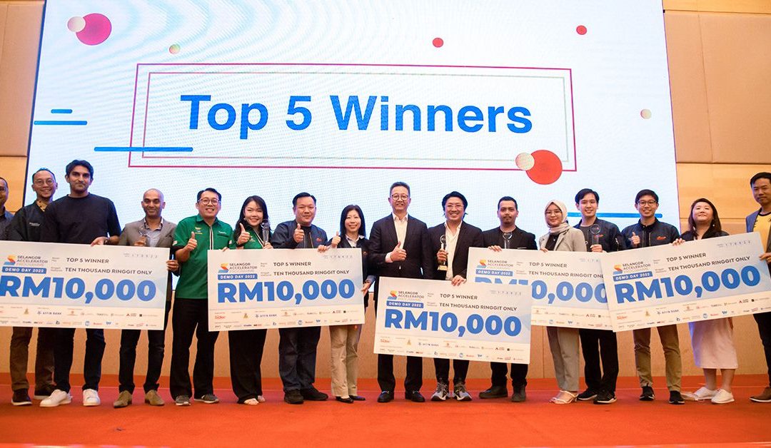 The 5th Cohort of the Selangor Accelerator Programme (SAP) 2022 presented Top Five winners