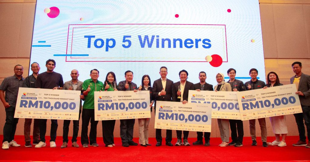 The 5th Cohort of the Selangor Accelerator Programme (SAP) 2022 presented Top Five winners